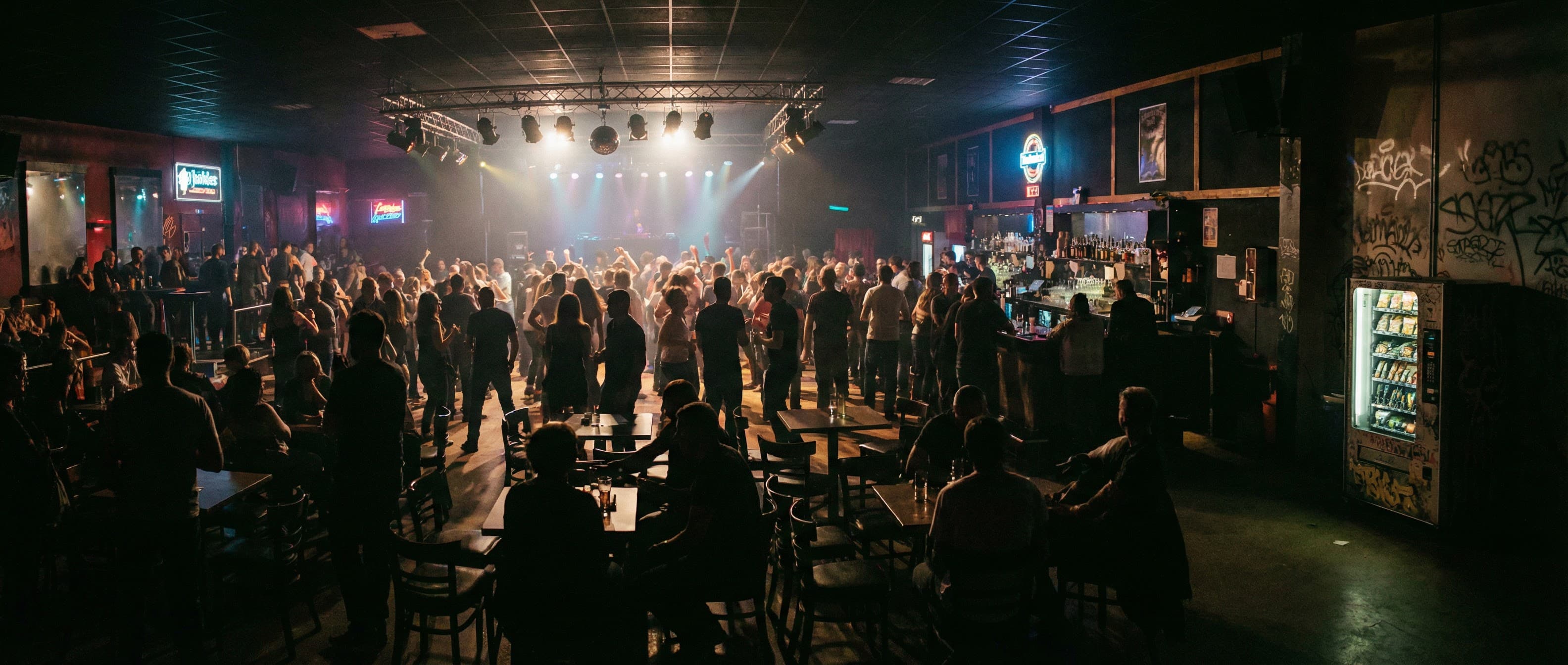 Vape vending machine in venue